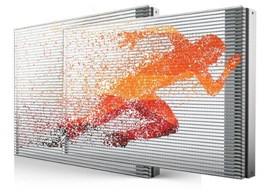 侧发光透明LED屏